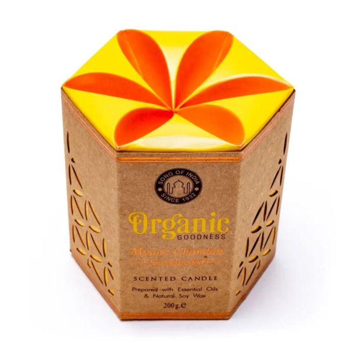 Organic Goodness Soy Wax Candle Sandalwood