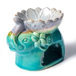 Aromatic Oil and Wax Burner Elephant Turquoise