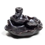 Backflow Incense Burner Lotus Pond