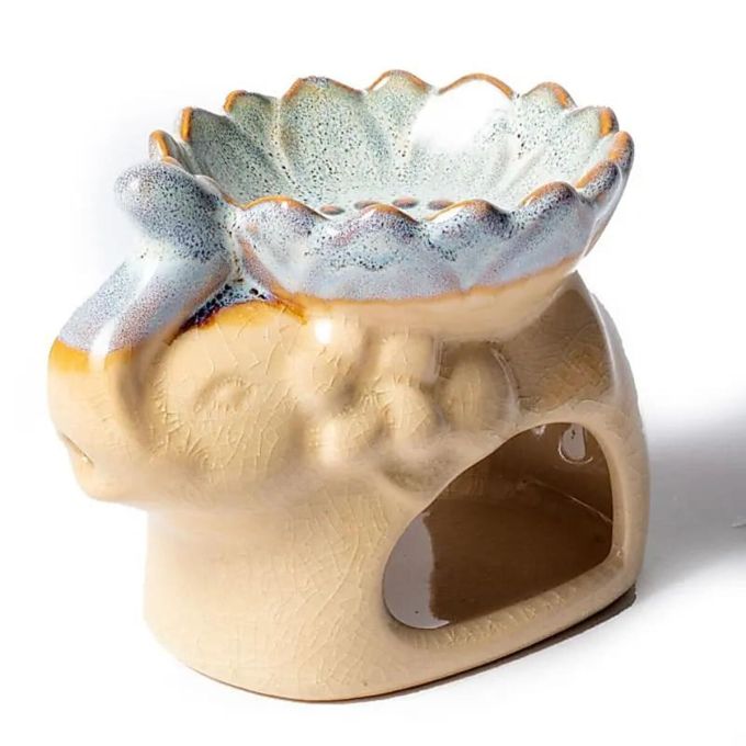 Aromatic Oil and Wax Burner Elephant Natural