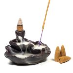 Backflow Incense Burner Lotus Pond
