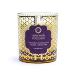 Ayuverda scented candle Tridosha lavender lemongrass